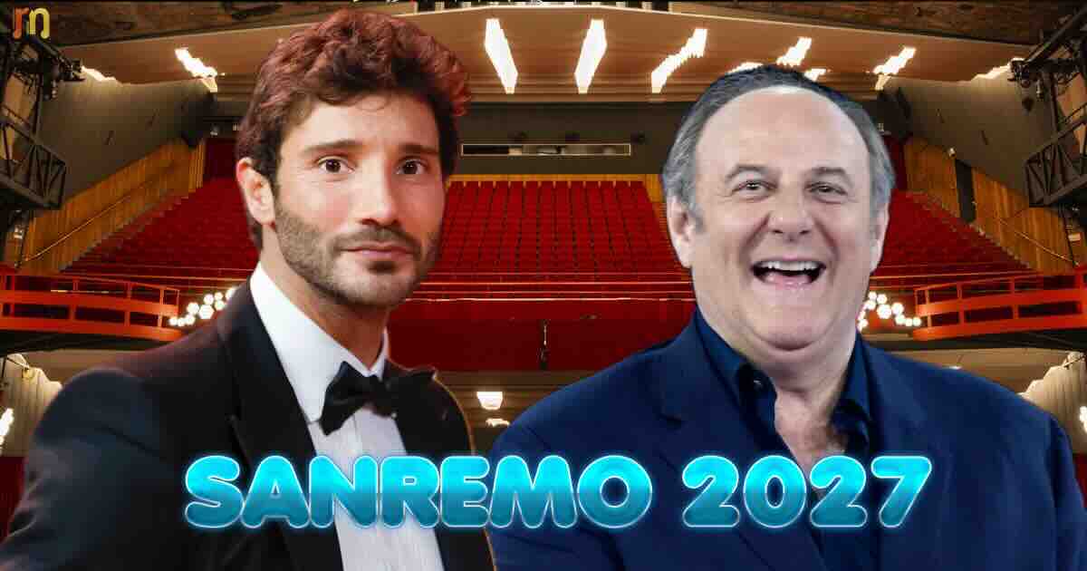 Sanremo 2027: sfida tra Stefano De Martino e Gerry Scotti Sanremo 2027: sfida tra Stefano De Martino e Gerry Scotti