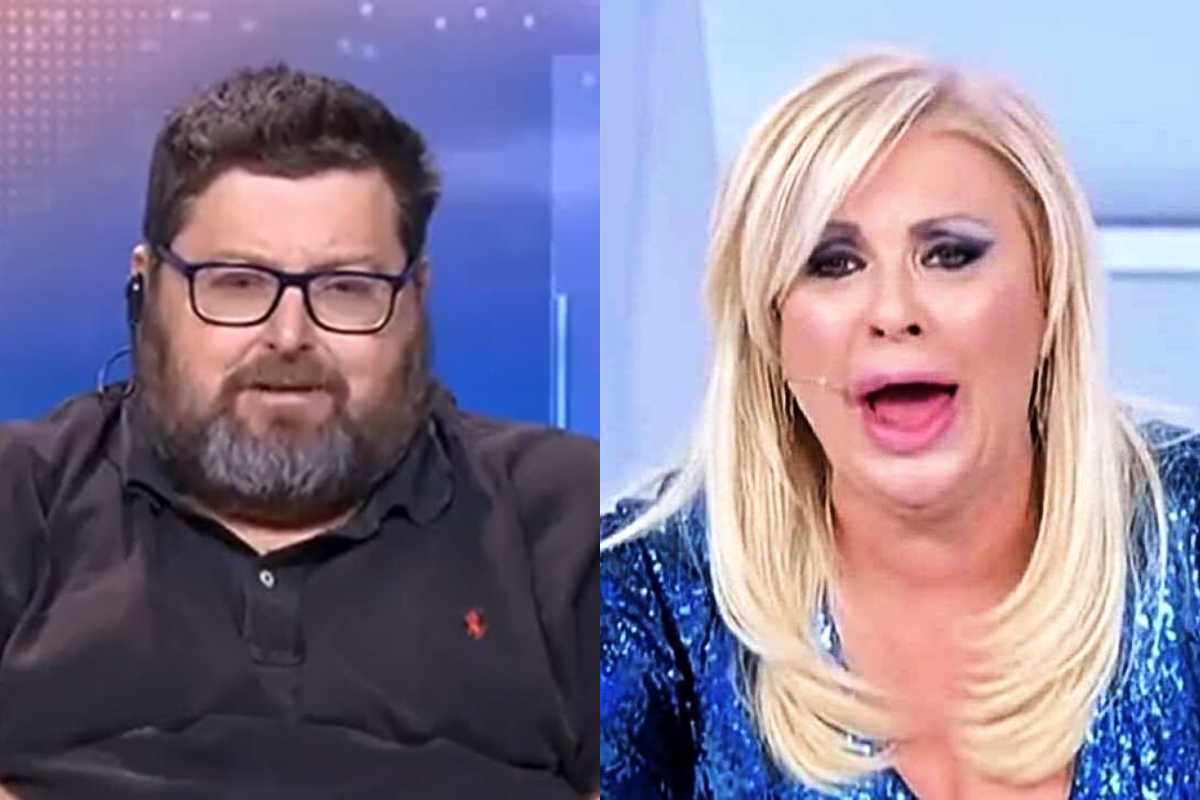 Guerra tra mario adinolfi e tina cipollari in uomini e donne Guerra tra mario adinolfi e tina cipollari in uomini e donne