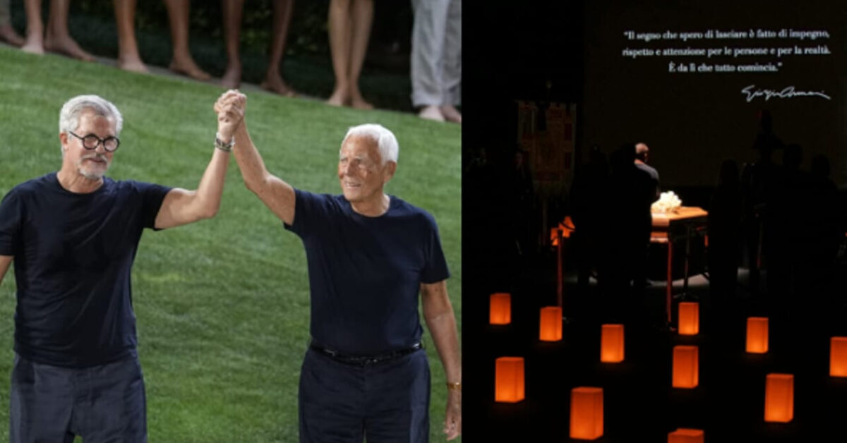 Giorgio Armani parla: le emozionanti parole del compagno Leo Dell’Orco Giorgio Armani parla: le emozionanti parole del compagno Leo Dell’Orco