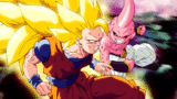 Nuova scena di goku super saiyan contro majin buu in dragon ball
