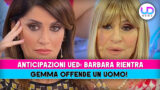 Gemma offende un uomo a uomini e donne, barbara de santi torna in studio