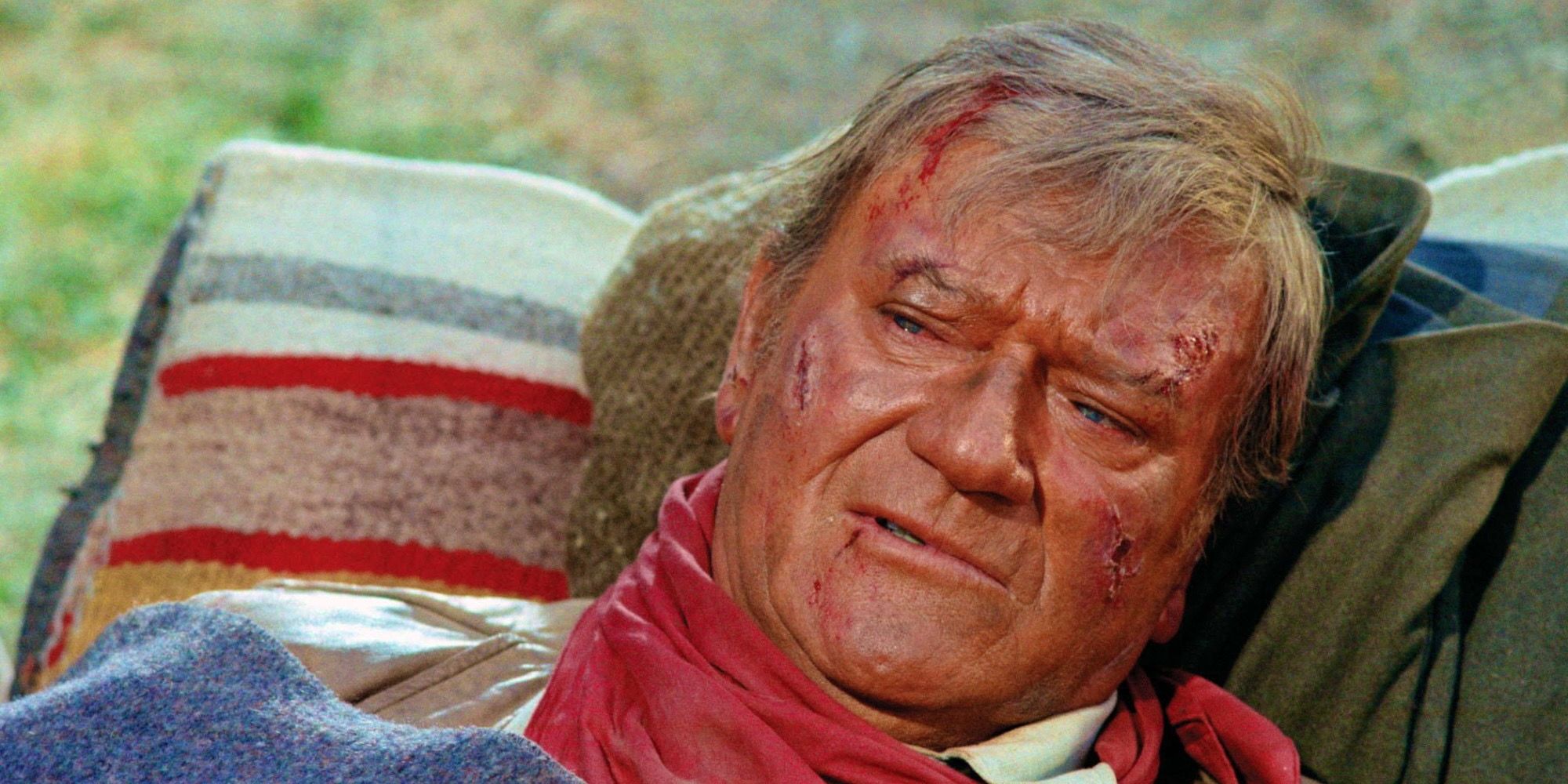 John wayne e il pericolo con un rinoceronte John wayne e il pericolo con un rinoceronte