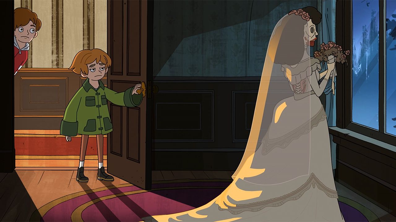 Skyler gisondo cerca una stanza senza fantasmi in un hotel infestato Skyler gisondo cerca una stanza senza fantasmi in un hotel infestato