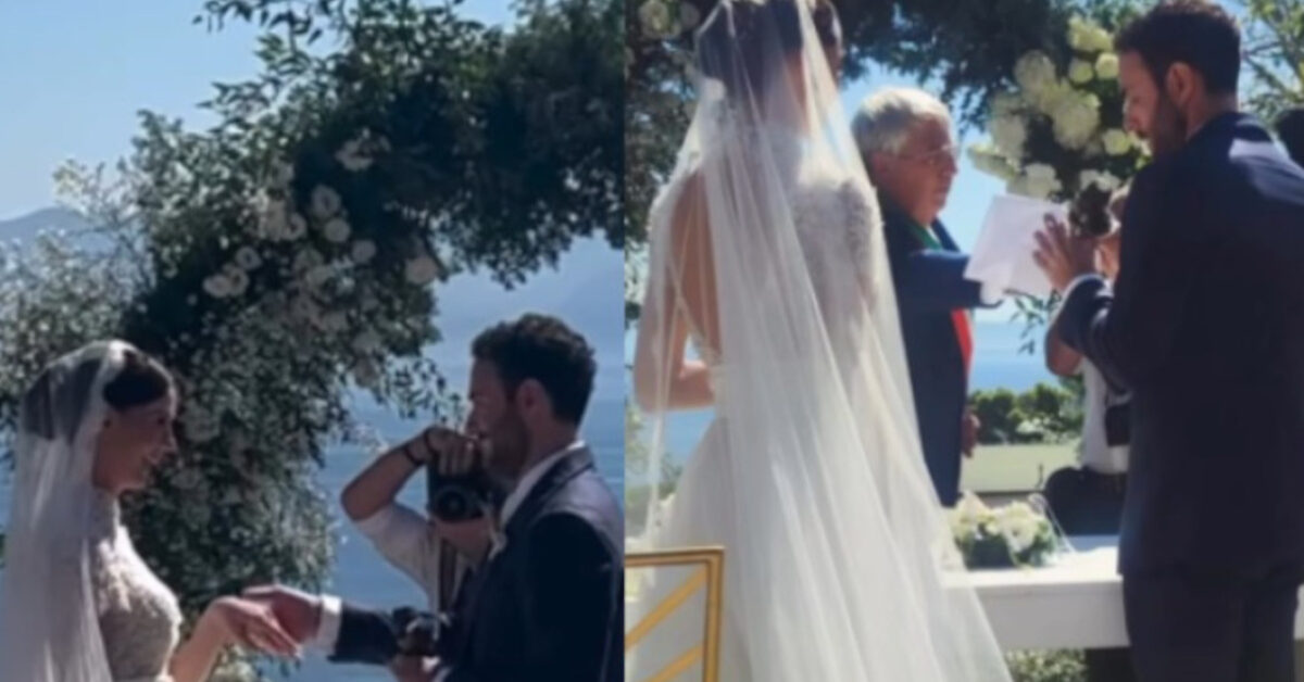Matrimonio da sogno in una location magica per la coppia famosa della tv Matrimonio da sogno in una location magica per la coppia famosa della tv