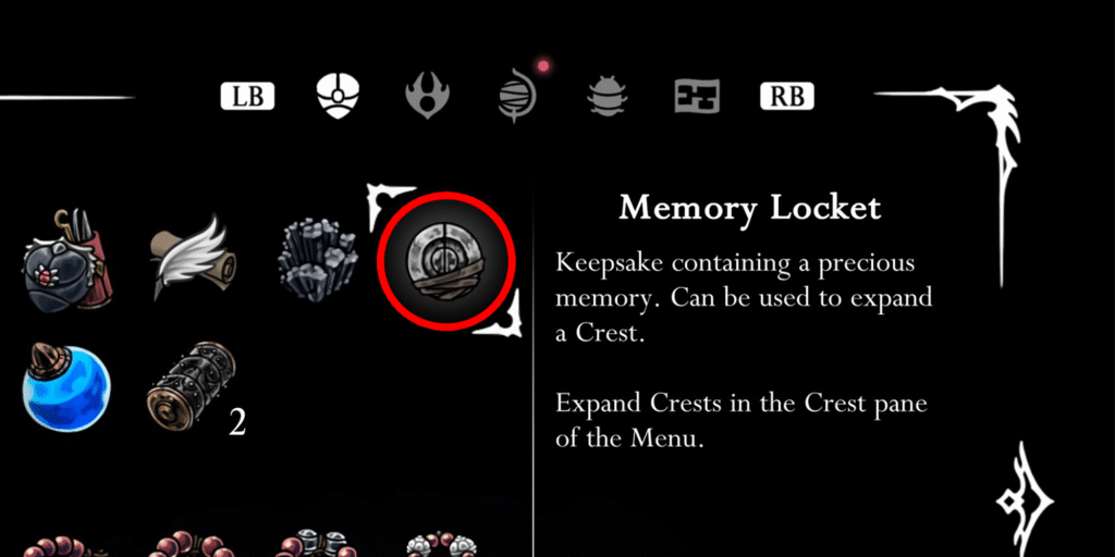 Memory locket locations in Hollow Knight: Silksong