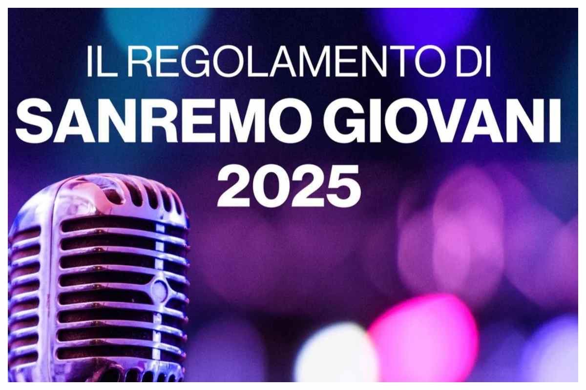 Sanremo giovani 2025, tutti i dettagli sul regolamento