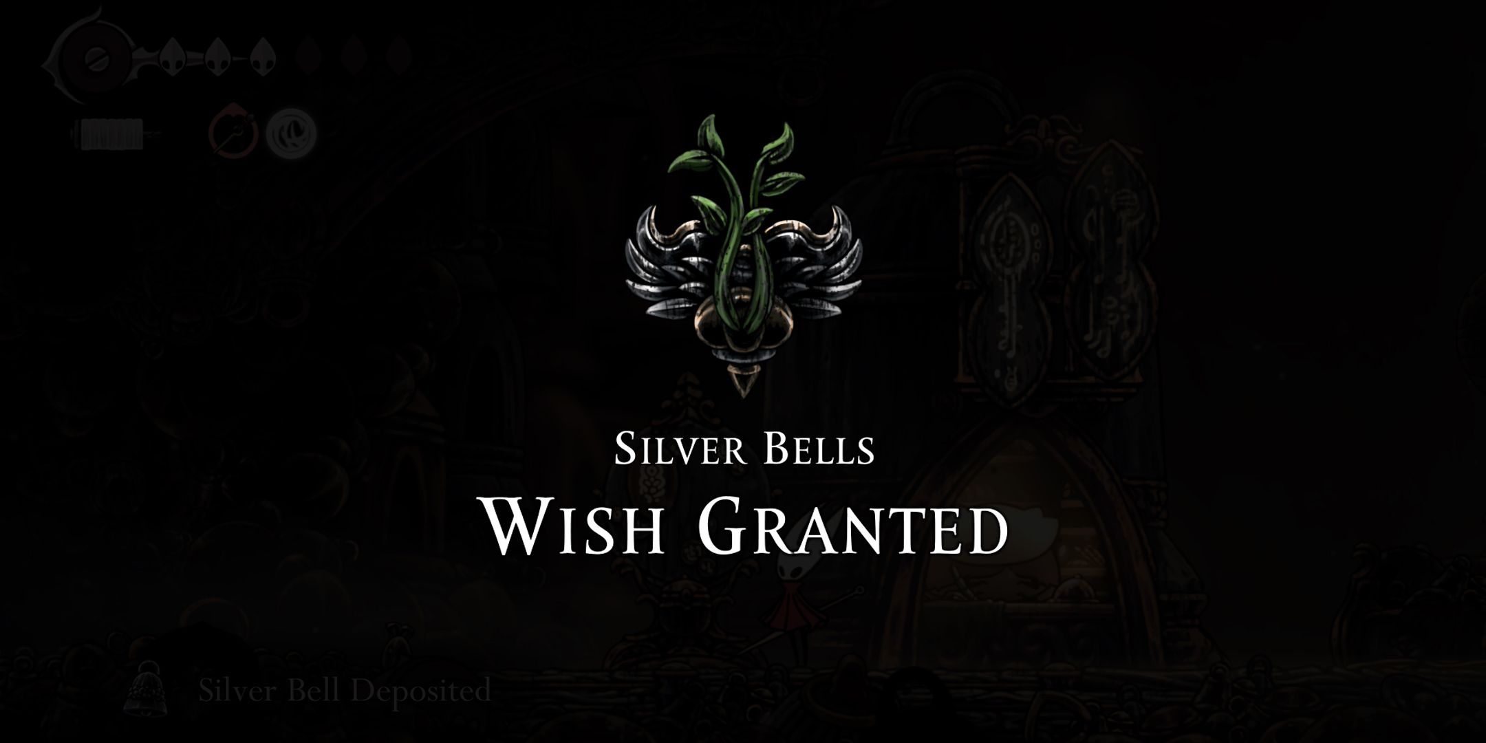 Silver bell nelle gallerie di bellhart in hollow knight: silksong