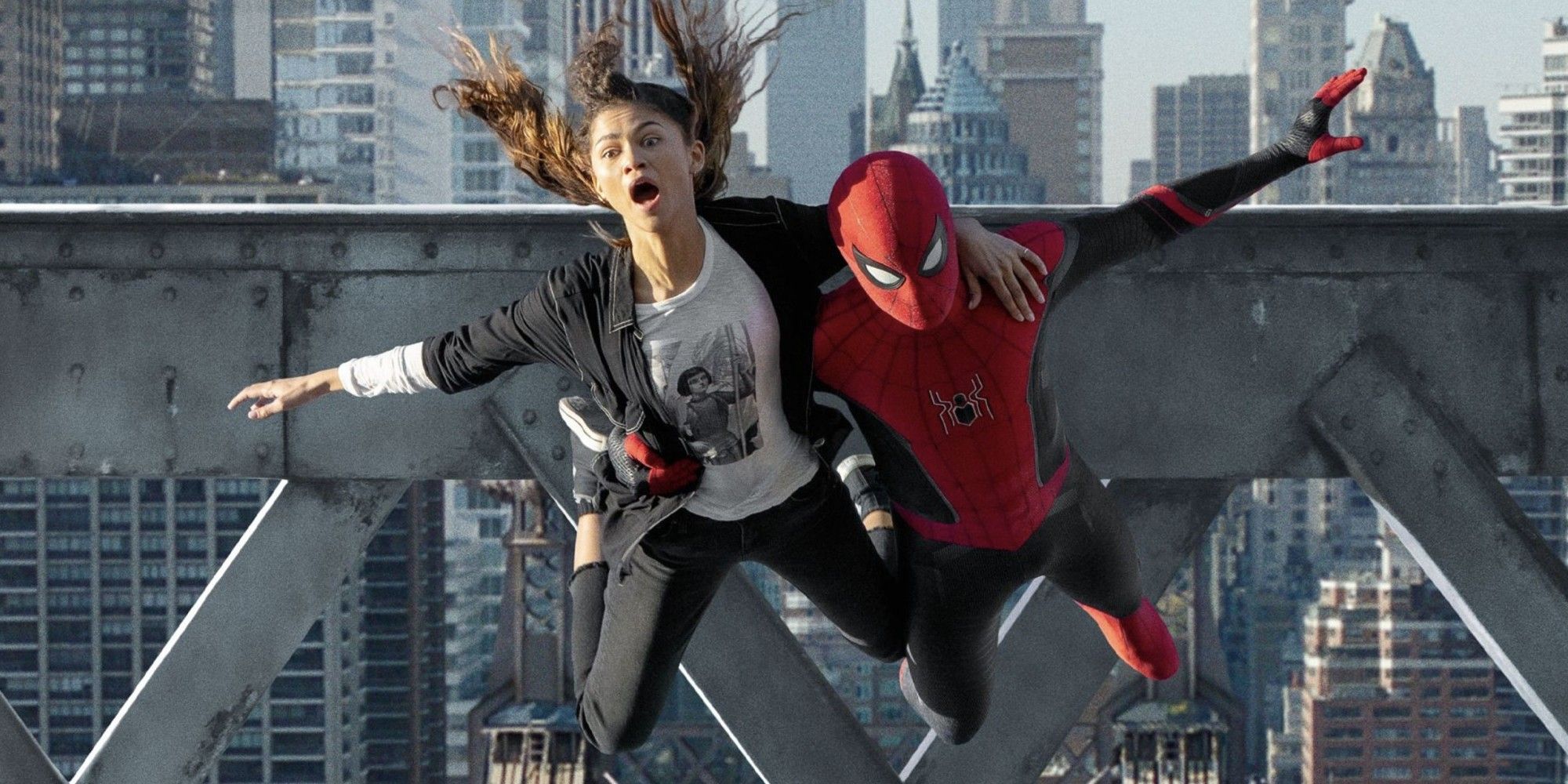 spider man foto esclusiva di tom holland con zendaya e jacob batalon