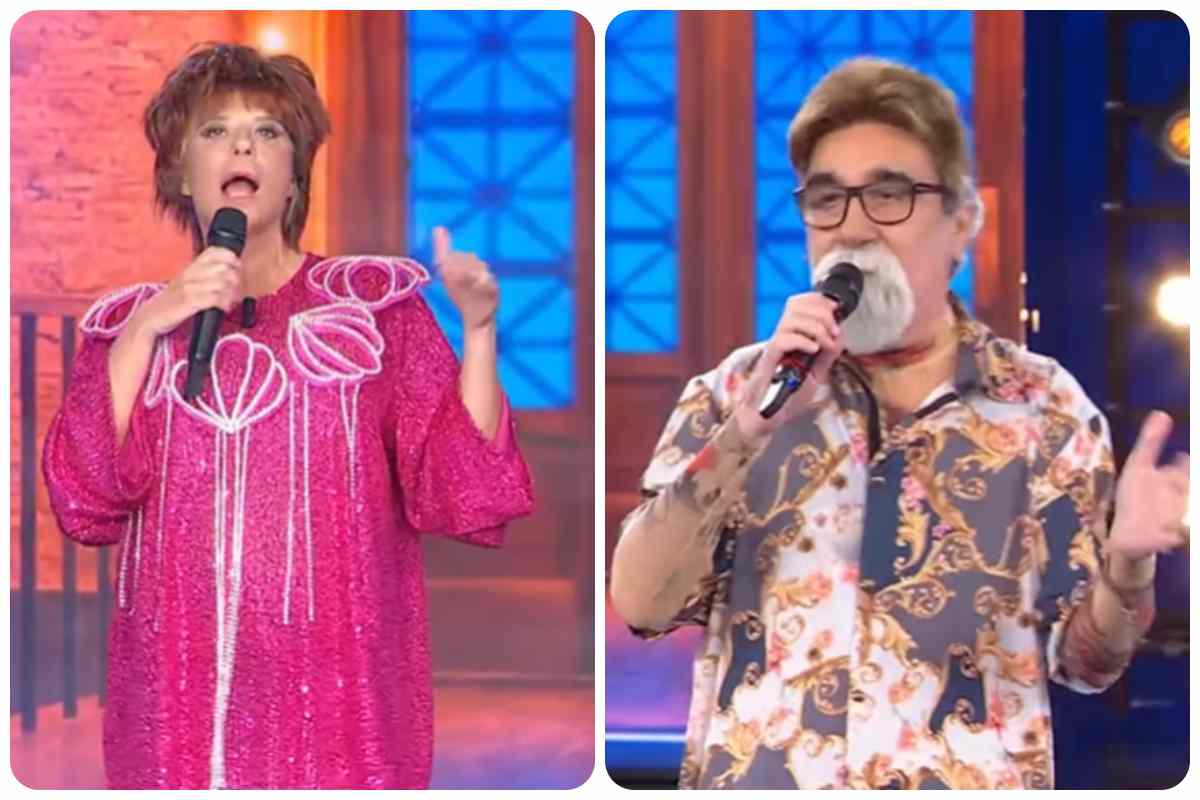 maria de filippi e vessicchio imitano fedez e orietta berti a tu si que vales