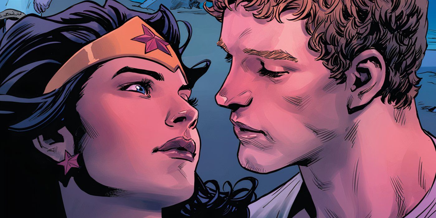 Romanza tra wonder woman e captain america nel  crossover marvel dc
