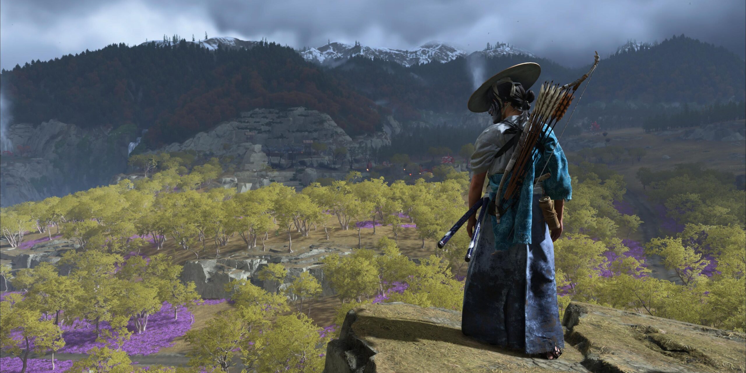 dimensioni della mappa di ghost of yotei a confronto con ghost of tsushima