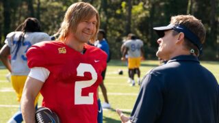 Chad powers parla con glen powell e steve zahn