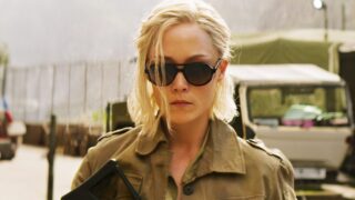 Pom Klementieff e Adam Copeland insieme nel film Beekeeper 2