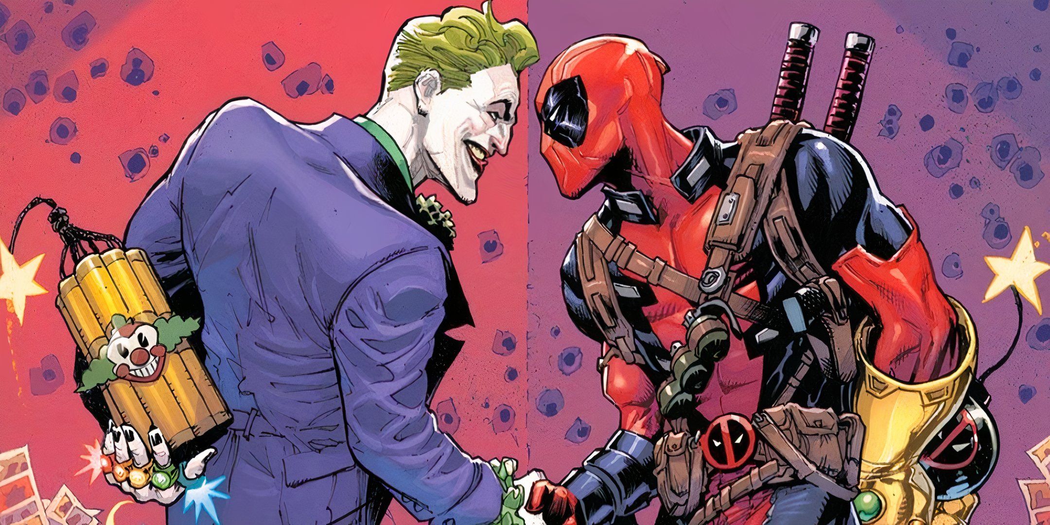 Deadpool distrugge la migliore storia del joker nella nuova copertina del fumetto