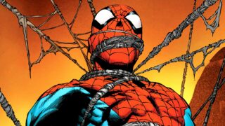 Spider-man indossa un  costume ispirato a un momento oscuro della guerra civile