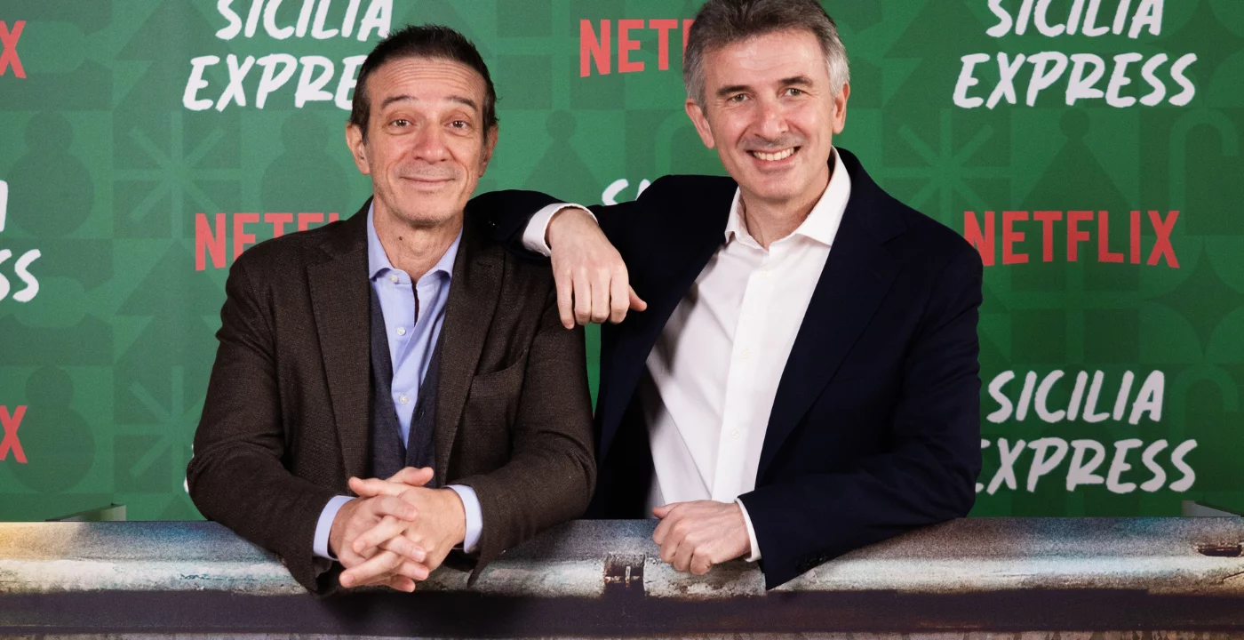 Sicilia express comunica il Natale con ficarra e picone su netflix video