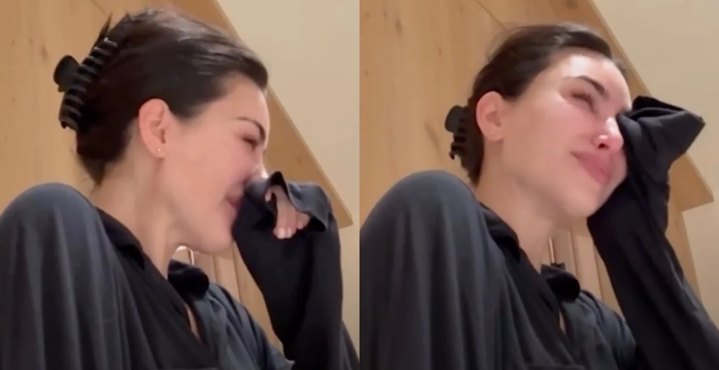 Kim Kardashian emozionata in lacrime su Instagram Kim Kardashian emozionata in lacrime su Instagram