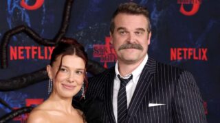 David Harbour e Millie Bobby Brown si riuniscono alla première di Stranger Things dopo le accuse di molestia