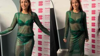 Benedetta parodi sceglie outfit e reazione di caressa nel video