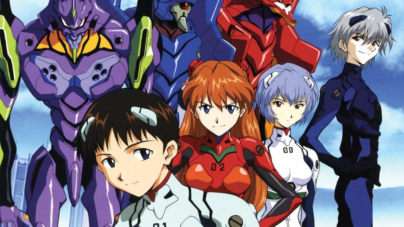 Cast di evangelion riceve straordinario artwork per il trentesimo anniversario