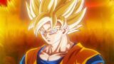 Design ufficiale di goku super saiyan in dragon ball