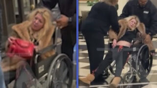 Crollo improvviso di una star della tv e il suo intervento immediato in sedia a rotelle