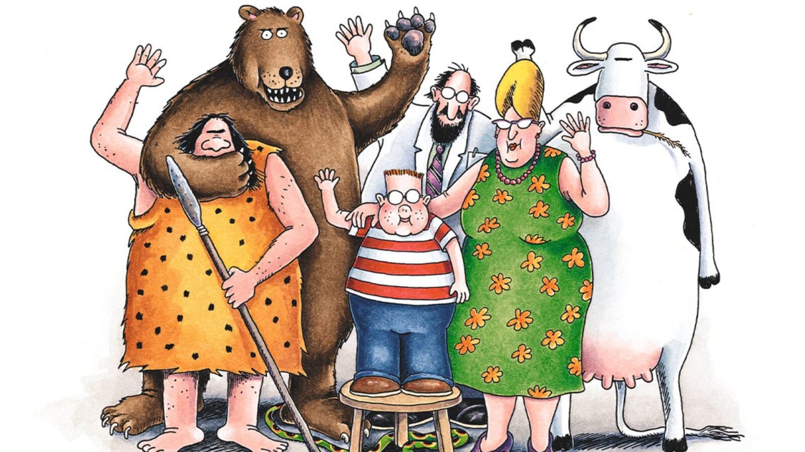 Gary larson presenta il far side dedicato a jane goodall Gary larson presenta il far side dedicato a jane goodall