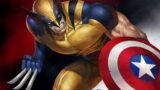 Wolverine con lo scudo di captain america e la storia di cyclops
