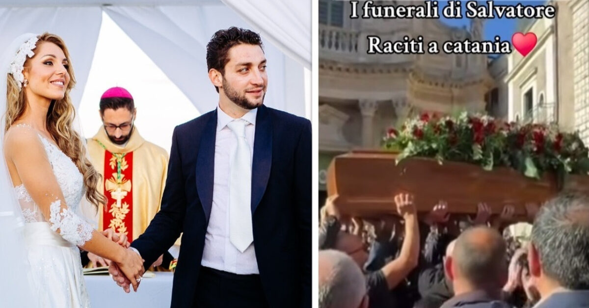 Lacrime e disperazione ai funerali di Salvatore Raciti marito di Susy Fuccillo Lacrime e disperazione ai funerali di Salvatore Raciti marito di Susy Fuccillo