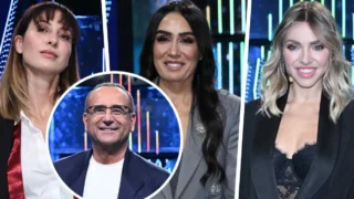 Prima festival: le tre conduttrici ema stokholma manola moslehi e carolina rey