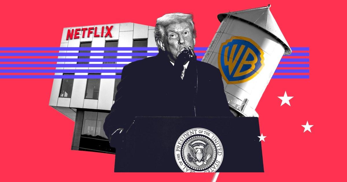 Trump avverte sui rischi dell’acquisto di warner bros da parte di netflix