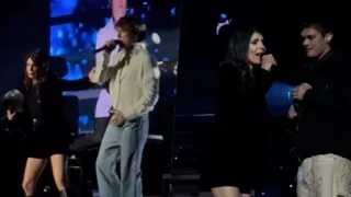 Gorgia duetta con irma e blanco al concerto di milano