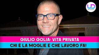 Giulio golia delle iene scopri chi è sua moglie