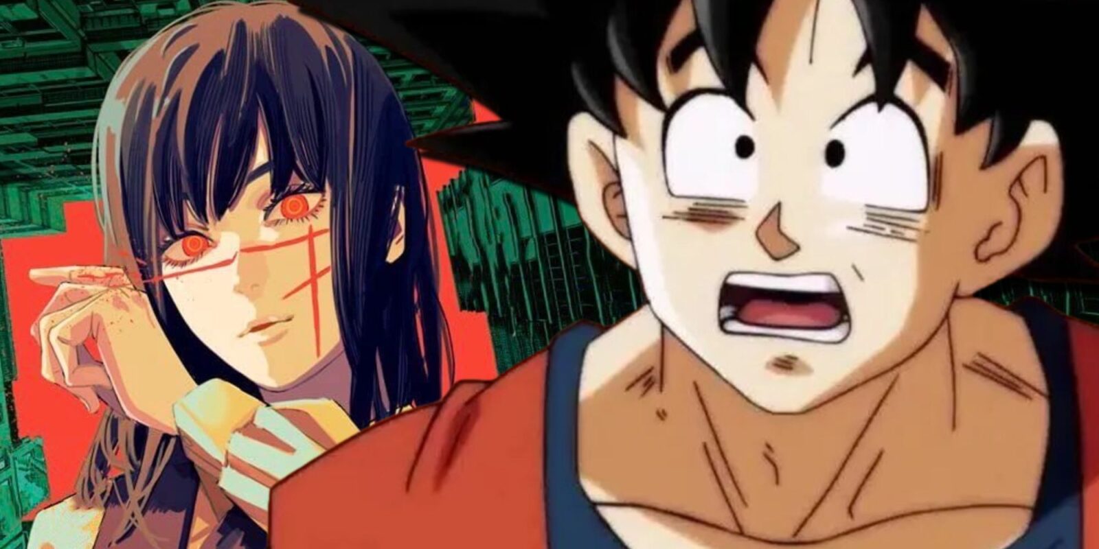 chainsaw man yoru il demone cattivo che supera goku di dragon ball