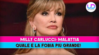 Milly carlucci e la fobia più grande: scopri di quale si tratta