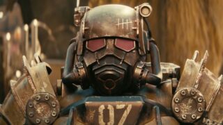 Fallout stagione 2 armatura potenziata contro deathclaws scontro finalmente avvenuto