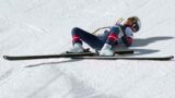 Lindsey vonn caduta grave a cortina durante la discesa olimpica portata via in elicottero