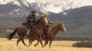 Beth & rip porta crimine e omicidi a texas trailer della serie sequel di yellowstone dutton ranch