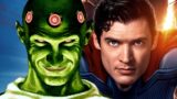 Dc rivela il primo sguardo sul design di brainiac per la nuova apparizione di superman