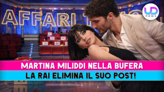 Martina miliddi nella bufera su affari tuoi: rai elimina il post contestato