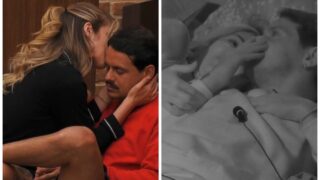 GfVip, ritorno di fiamma tra Renato e Lucia: coccole e baci nella notte, video