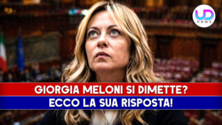 Giorgia Meloni si dimette: la sua risposta completa