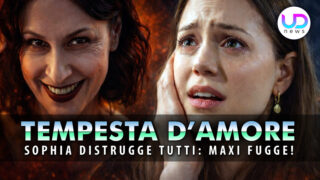 Tempesta d amore, il segreto di sophia distrugge tutti: maxi fugge e rompe gli equilibri