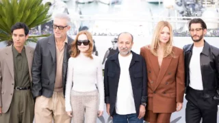 Cannes 79 photocall: virginie efira, isabelle huppert e vincent cassel