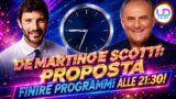Stefano De Martino e Gerry Scotti annunciano la proposta per la prima serata dopo le 21:30