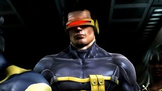 X-men cyclops debutta  design rosso e scuro ufficiale