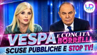 Bruno Vespa e Concita Borrelli chiedono scusa nel caso Garlasco e annunciano stop in tv