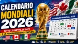 Calendario mondiali 2026 tutte le partite date e programmazione completa della coppa del mondo fifa