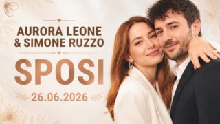 Aurora Leone e Simone Ruzzo sposi: nozze segrete per The Jackal