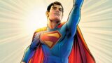 Superman nuova armatura rossa design ufficiale dc per la nuova apparizione